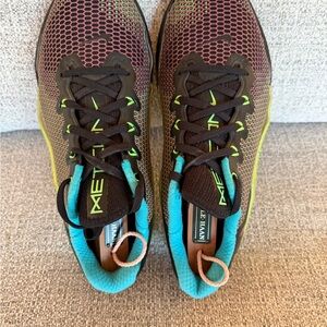 Women's Athletic Shoes - Black and Green